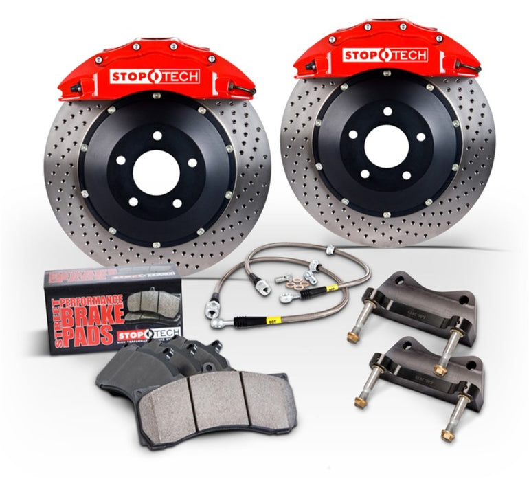 Freins arrière StopTech Mazda Miata NA avec NB Étriers avant BBK Trophy STR-42 Rotors fendus 280x20,6 mm