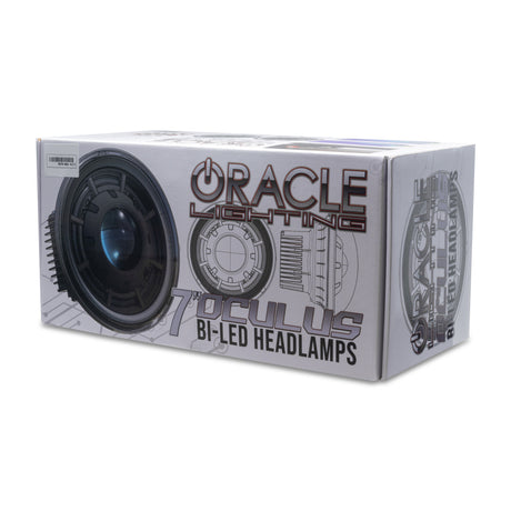 Phares de projecteur Oracle Oculus 7 pouces Bi-LED pour Jeep Wrangler JK - 6000K VOIR LA GARANTIE