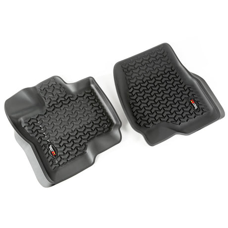Revêtement de plancher avant Rugged Ridge noir pour Ford F-150 / Raptor / Extended / Super Crew Cab 2015-2020