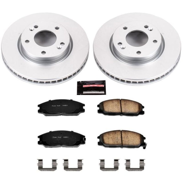 Kit de freins Power Stop 01-05 Hyundai Santa Fe avant Z17 Evolution Geomet avec revêtement