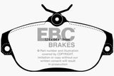 EBC 91-93 Volvo 740 2.3 (ABS) (Girling) Redstuff Front Brake Pads