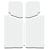Tapis de protection pour toit de Jeep Wrangler JL 2 portes DEI 18-23 - 5 pièces - Blanc