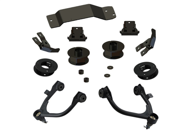 Kit de levage Superlift 15-19 Chevrolet Tahoe/GMC Yukon 4WD 3,5 pouces Bras de suspension en aluminium/acier estampé OEM