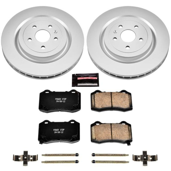 Kit de freins arrière Power Stop 09-15 Cadillac CTS Z17 Evolution Geomet avec revêtement