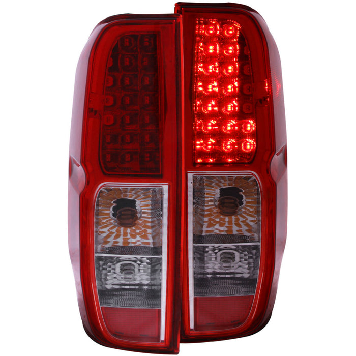 Feux arrière à LED ANZO 2005-2008 Nissan Frontier Rouge/Clair