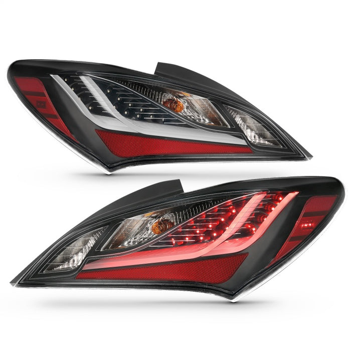 ANZO 10-13 Hyundai Genesis 2DR Feux arrière à LED Fumés