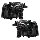 Oracle Lighting 02-04 Nissan Xterra SE Pre-Assembled LED Halo Headlights -Red