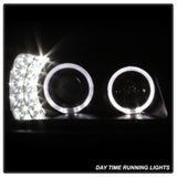 Phares de projecteur xTune Chevy Silverado 03-06 4 pièces - Halo LED - Noir PRO-JH-CSIL03-SET-BK