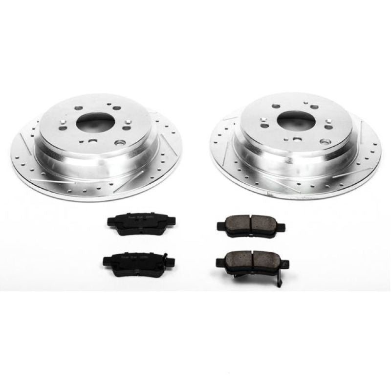 Power Stop 05-10 Honda Odyssey Rear Z23 Evolution Sport Brake Kit