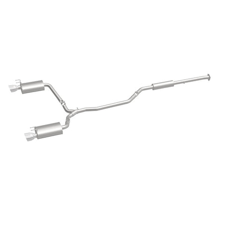 Système MagnaFlow C/B 2015 Honda Accord 3,5 L V6 2,5 po SS double division arrière poli 4,5 Tip