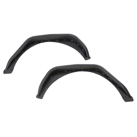 Paire de garde-boue arrière en tube d'acier Rugged Ridge HD, noir, 18-19 JL
