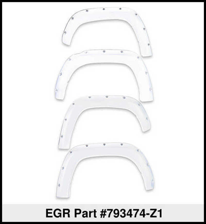 EGR 15+ Ford F150 Bolt-On Look Color Match Fender Flares - Set - Oxford White