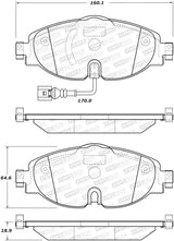 Plaquettes de frein StopTech Street - Avant