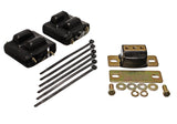 Supports de moteur et de transmission noirs Energy Suspension 87-91 Suburban C10-C30 2WD - Finition zinc