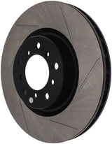 Rotor fendu avant gauche StopTech Power Slot pour BMW (E46)