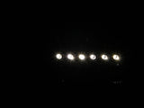 Phare avant ANZO 1998-2005 Ford Crown Victoria Crystal Chrome avec éclairage de pare-chocs (OE)
