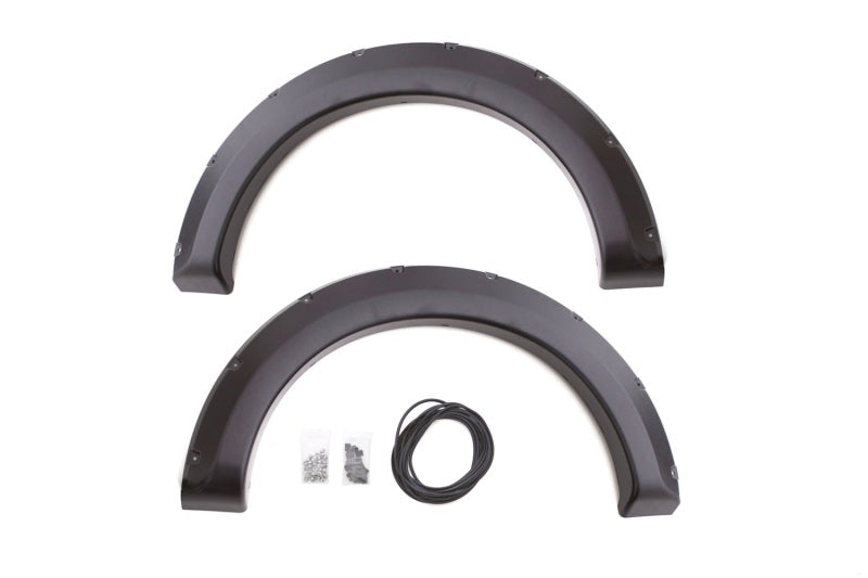 Lund 99-07 Ford F-250 RX-Rivet Style Textured Elite Series Fender Flares - Black (2 Pc.)