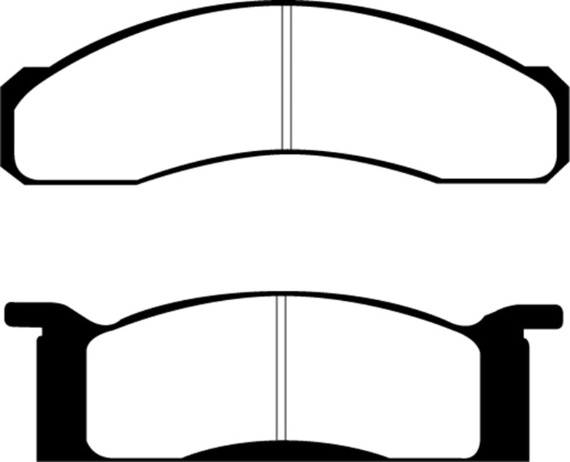 Plaquettes de frein avant EBC 70 Ford Fairlane 4.1 Redstuff