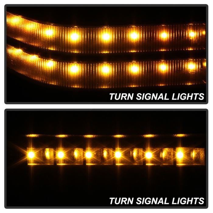 Rétroviseurs manuels télescopiques à LED xTune 08-15 Ford Super Duty - Smk (paire) (MIR-FDSD08S-G4-MA-RSM-SET)