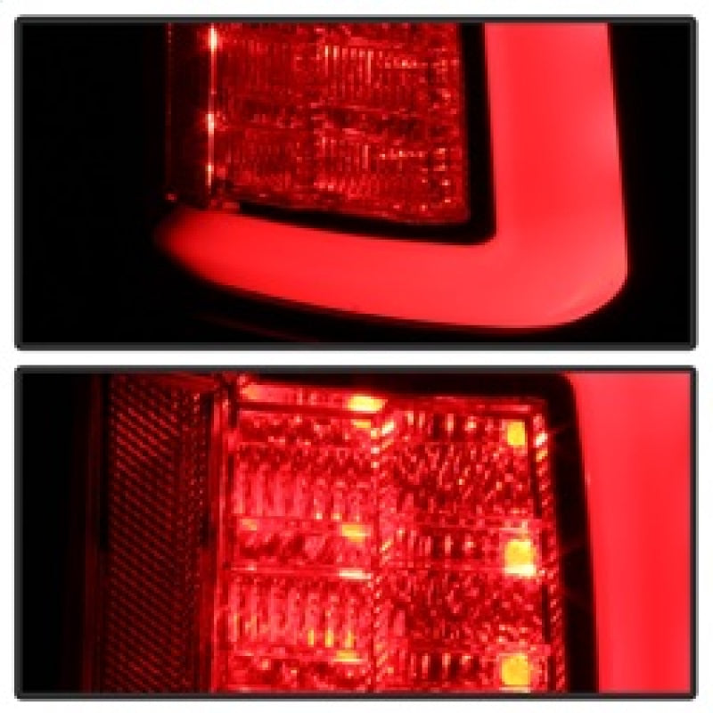 Feux arrière à DEL pour Dodge Ram 1500 Spyder 09-16 - Noir ALT-YD-DRAM09V2-LED-BK