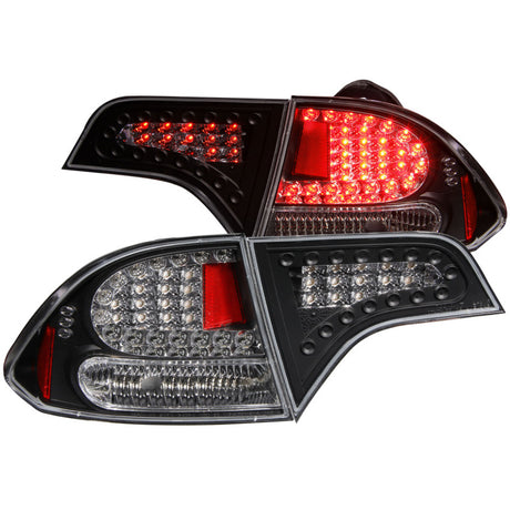 Feux arrière à LED ANZO Honda Civic 2006-2011 Noir