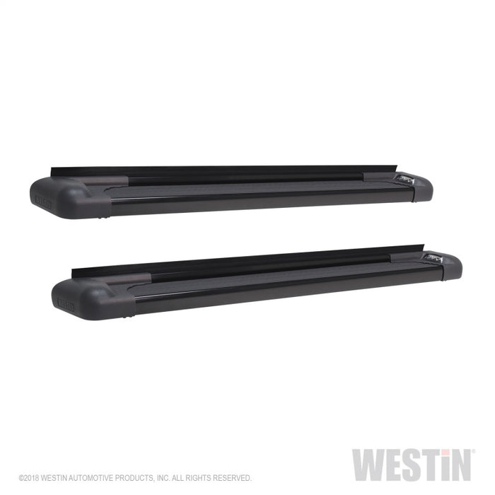 Marchepieds Westin SG6 LED en aluminium noir 89,5 pouces