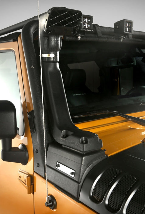 Système de tuba à montage bas/haut Rugged Ridge XHD pour Jeep Wrangler 07-18