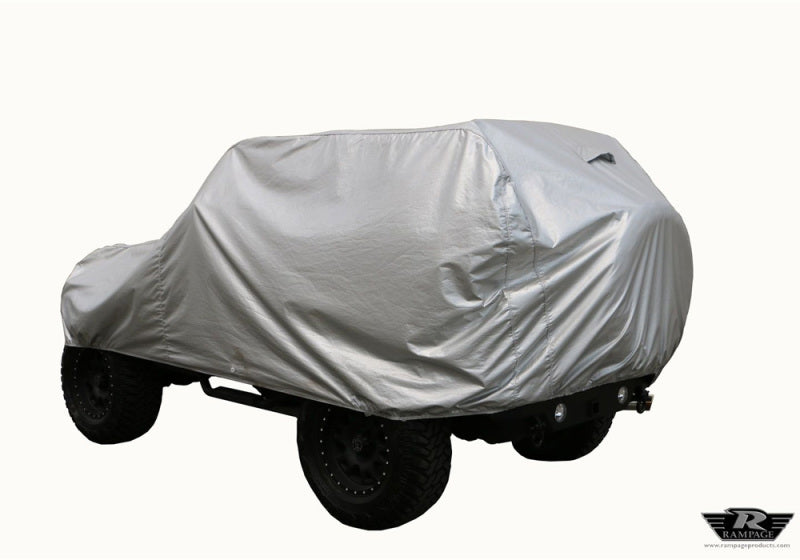 Rampage 2007-2018 Jeep Wrangler(JK) Car Cover Multiguard - Silver