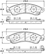 Plaquettes de frein StopTech Performance