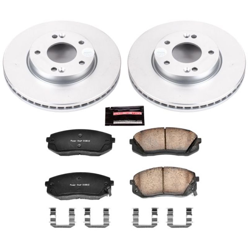 Kit de freins Power Stop 07-10 Kia Rondo avant Z17 Evolution Geomet avec revêtement