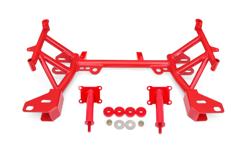 BMR 93-02 4th Gen F-Body K-member Low Mount Turbo LS1 Motor Mounts Pinto Mounts - Red