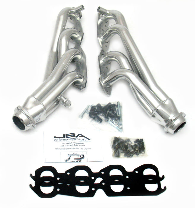 JBA 96-00 GM Truck 7.4L Voretc avec EGR et AIR 1-3/4in primaire Silver Ctd Cat4Ward Header