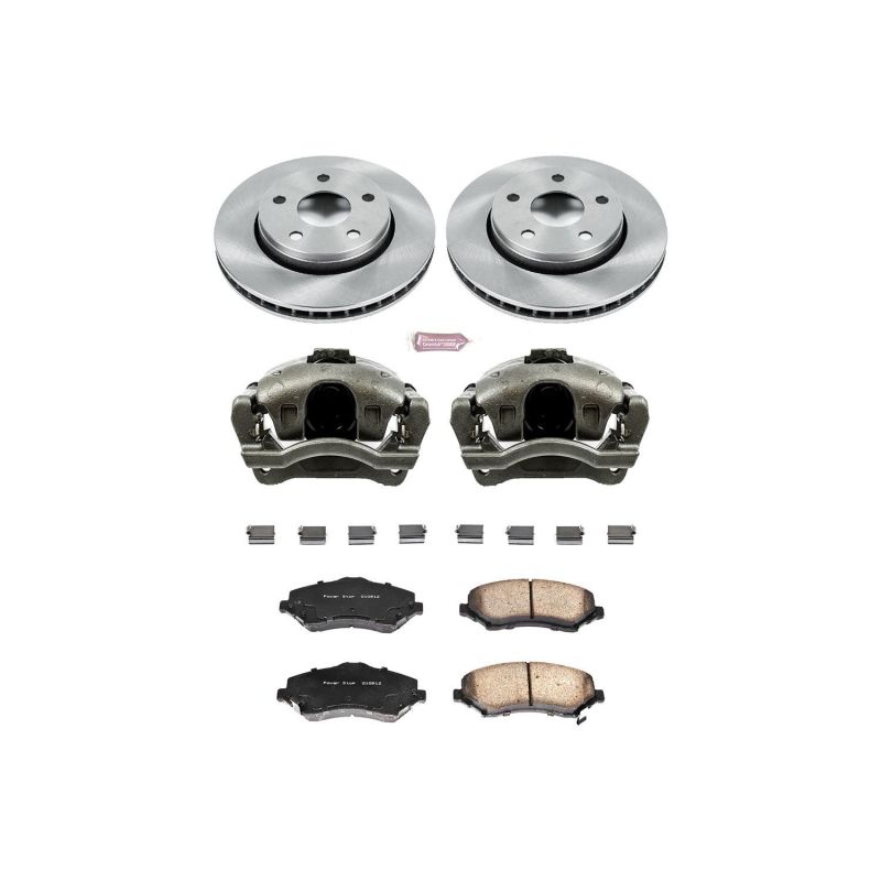 Kit de freins avant Power Stop Autospecialty pour Jeep Wrangler 07-17 avec étriers