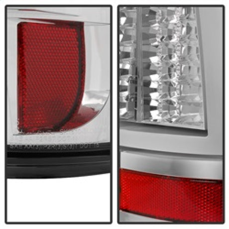 Feux arrière à DEL Spyder Chevy Silverado 1500/2500 03-06 Version 2 - Chromé ALT-YD-CS03V2-LED-C