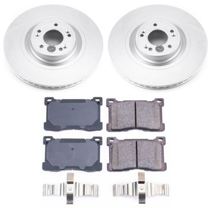 Kit de freins avant Power Stop 12-16 Hyundai Equus Z17 Evolution Geomet avec revêtement