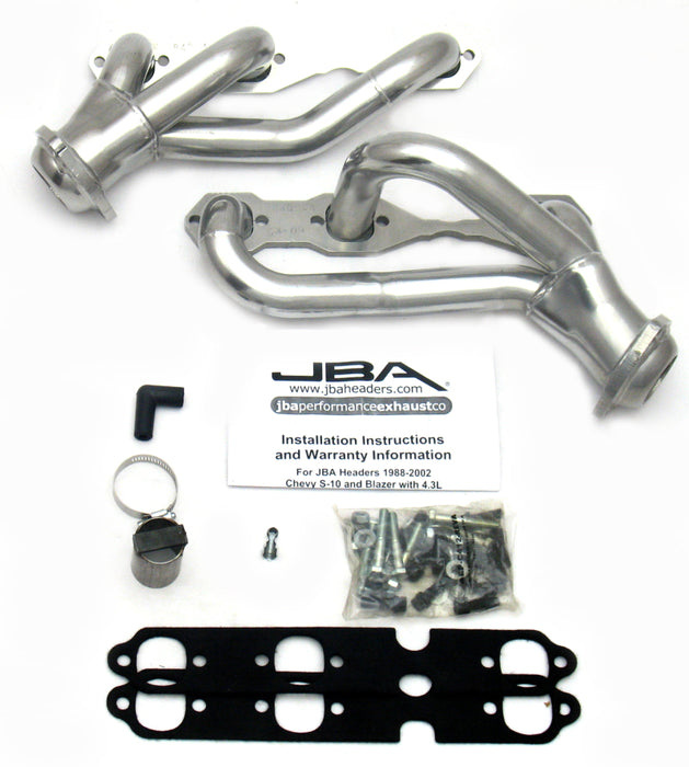 JBA GM S-Truck 4,3 L V6 2 roues motrices 1-1/2 po primaire argent Ctd Cat4Ward