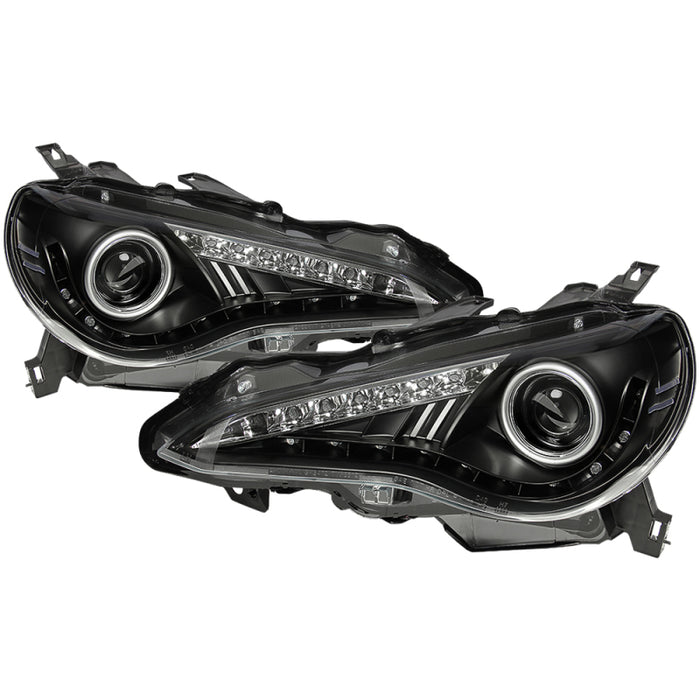 Phares de projecteur Spyder Scion FRS 12-14 DRL LED Noir PRO-YD-SFRS12-BK