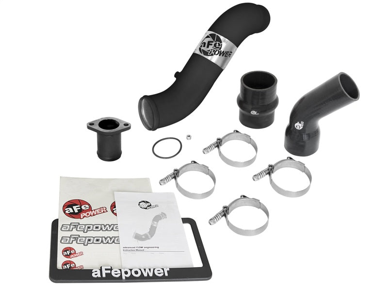 Tube côté chaud de refroidisseur intermédiaire aFe Bladerunner 3 pouces pour Nissan Titan XD V8 5.0L (td) 16-17