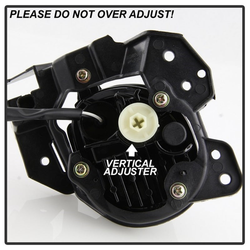 Feu antibrouillard à LED de style OEM Spyder 17-18 avec interrupteur - Transparent (FL-MM32017-LED-C)