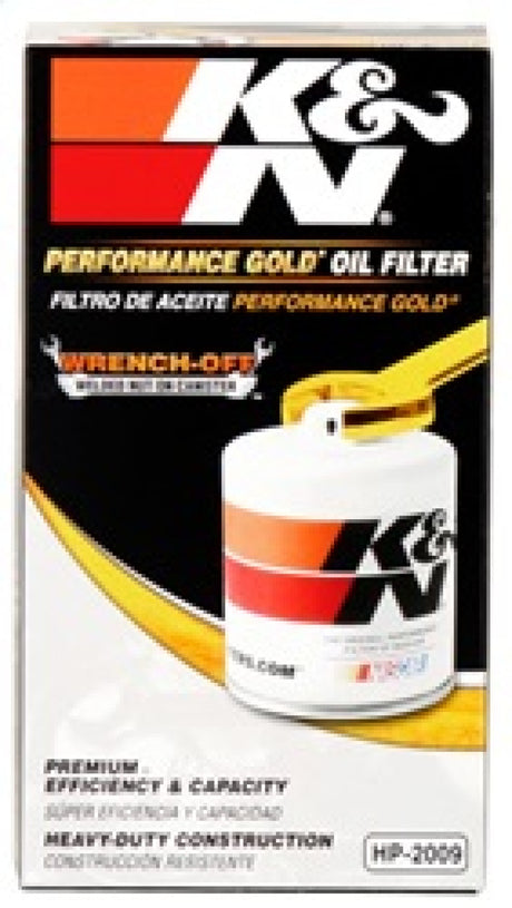 Filtre à huile K&amp;N 03-05 Neon SRT-4 / Lotus Elise Performance Gold
