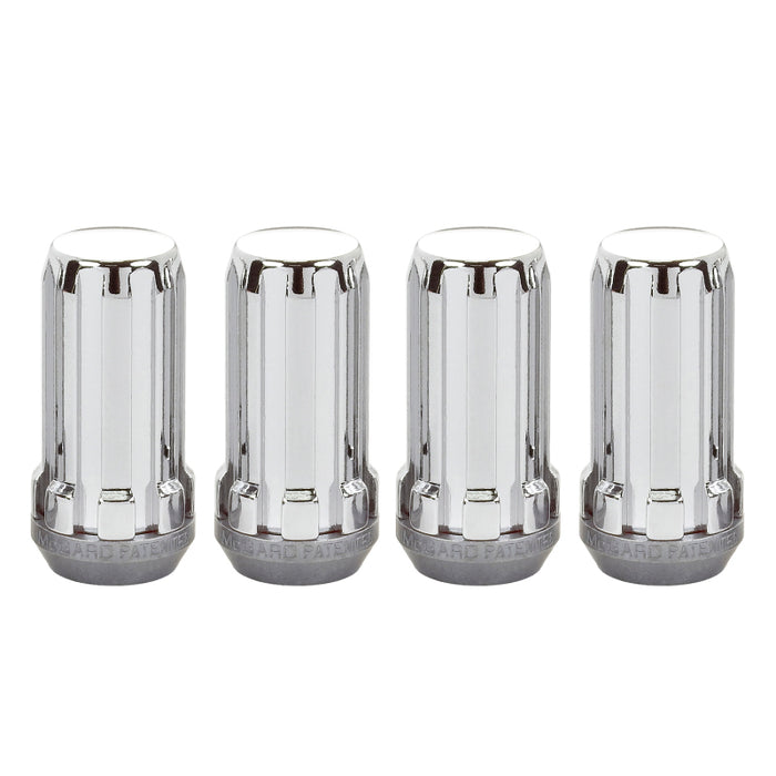 McGard SplineDrive Lug Nut (Cone Seat) M14X1.5 / 1.935in. Length (4-Pack) - Chrome (Req. Tool)