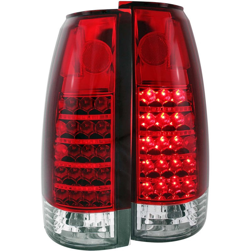 Feux arrière à LED ANZO 1999-2000 Cadillac Escalade Rouge/Clair