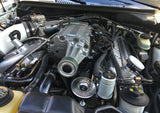 Séparateur d'huile côté conducteur J&amp;L 99-04 Ford Mustang SVT Cobra 3.0 - Anodisé transparent