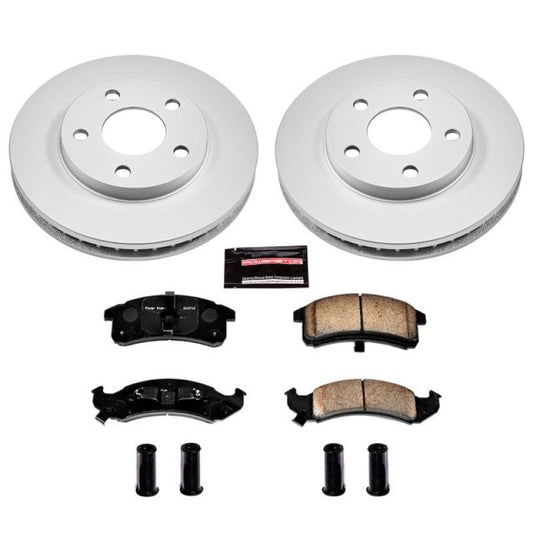 Power Stop 94-99 Buick LeSabre Front Z17 Evolution Geomet Coated Brake Kit