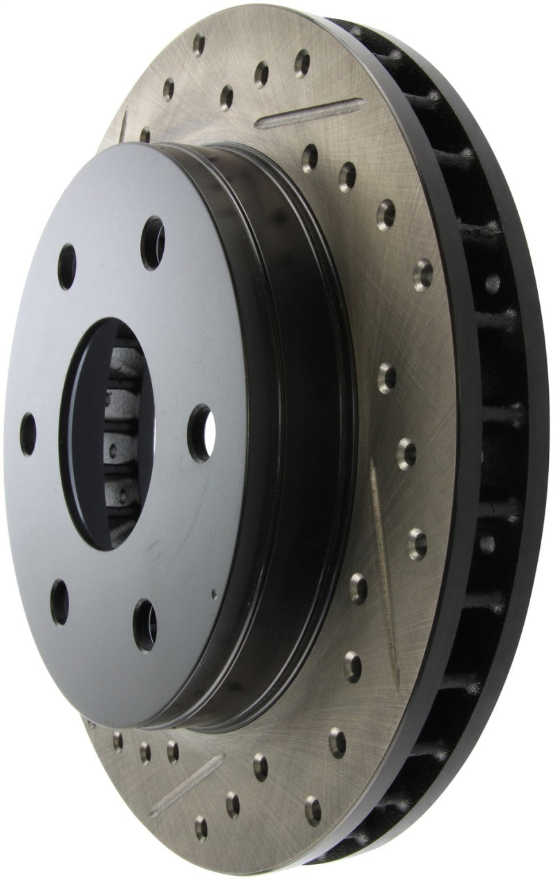 Rotor avant droit fendu et percé StopTech 92-00 GMC Suburban 1500 4WD (6 pattes)