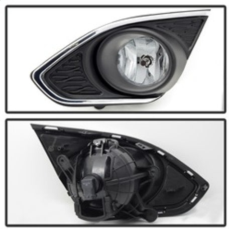 Feu antibrouillard OEM Spyder Chevy Spark 2013-2015 avec interrupteur universel - Transparent FL-CSPA2013-C