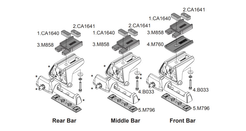 Entretoise de hauteur de jambe Rhino-Rack Pioneer pour pieds RLT600