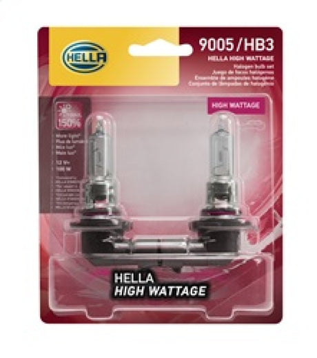 Ampoules haute puissance Hella HB3 9005 12V 100W P2OD T4 (paire)