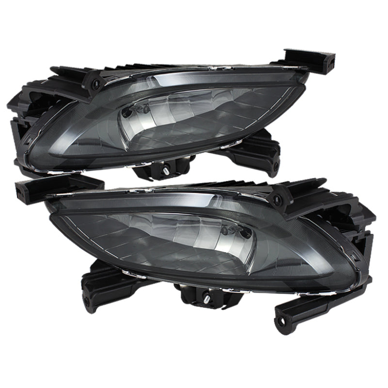 Phares antibrouillard de style OE Spyder Hyundai Sonata 2011-2012 avec interrupteur fumé FL-HYS2011-SM