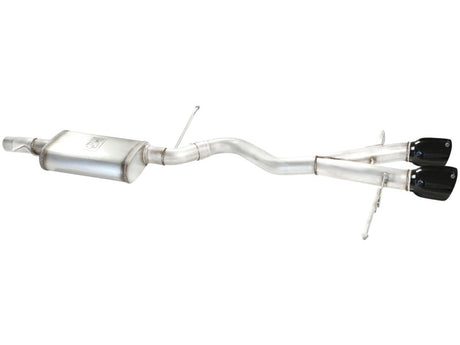 Échappement aFe MACHForce XP 304SS Cat-Back avec embouts noirs 2008 VW Golf R32 V5 3,2 L